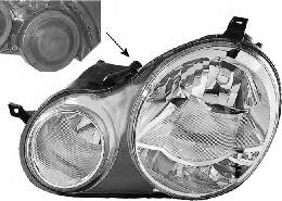 Far VW POLO (9N_), VW DERBY limuzina (9A4) - VAN WEZEL 5827961