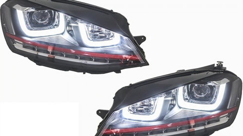 Faruri 3D LED compatibil cu VW Golf 7 VI