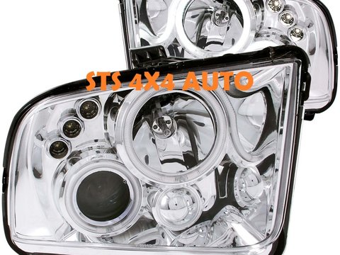 FARURI ANGEL EYE+LED FORD MUSTANG 2005-2009 CU LUPA.