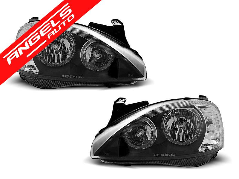 Faruri Angel Eyes compatibile cu Opel Corsa C 2000