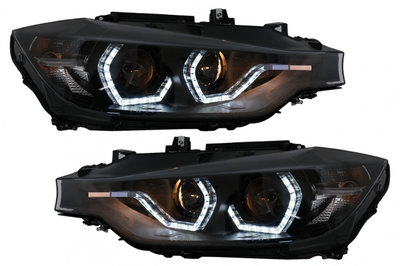 Faruri Angel Eyes LED DRL compatibil cu BMW Seria 