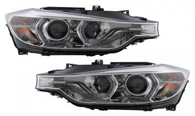 Faruri Angel Eyes LED DRL compatibil cu BMW Seria 