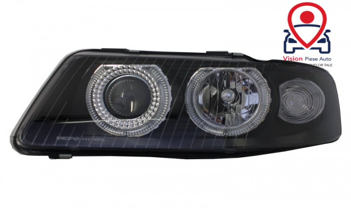 Faruri Angel Eyes Negru Tuning Audi A3 8