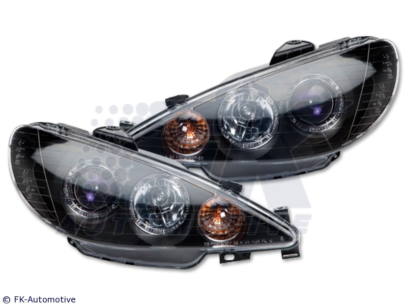 FARURI ANGEL EYES PEUGEOT 206 FUNDAL BLACK -COD FKFS043003