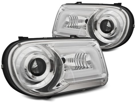 Faruri Chrysler 300C 2005-2010 Cromat Tube Light