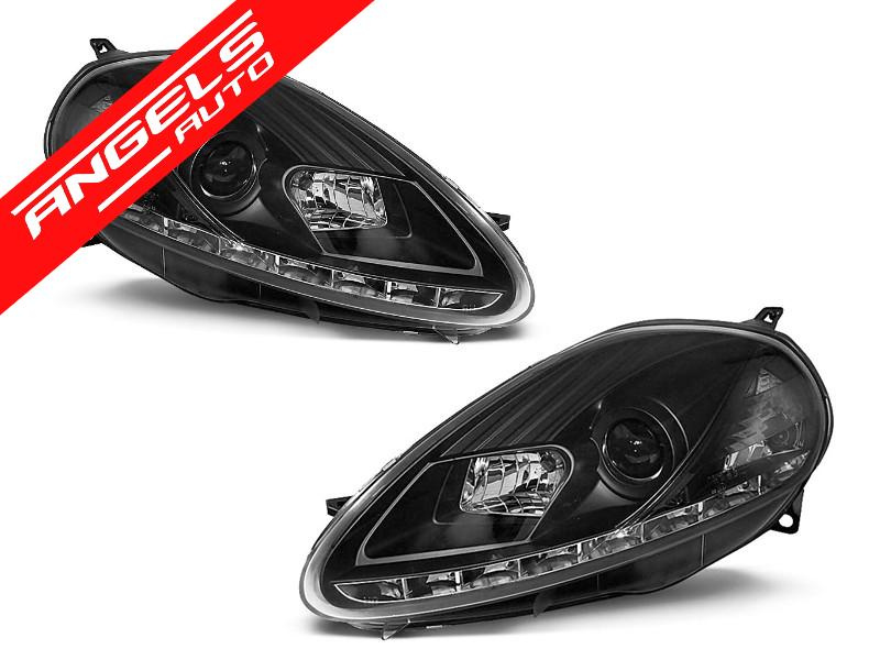 Faruri compatibile cu Fiat GRANDE PUNTO 2005-2008 Black