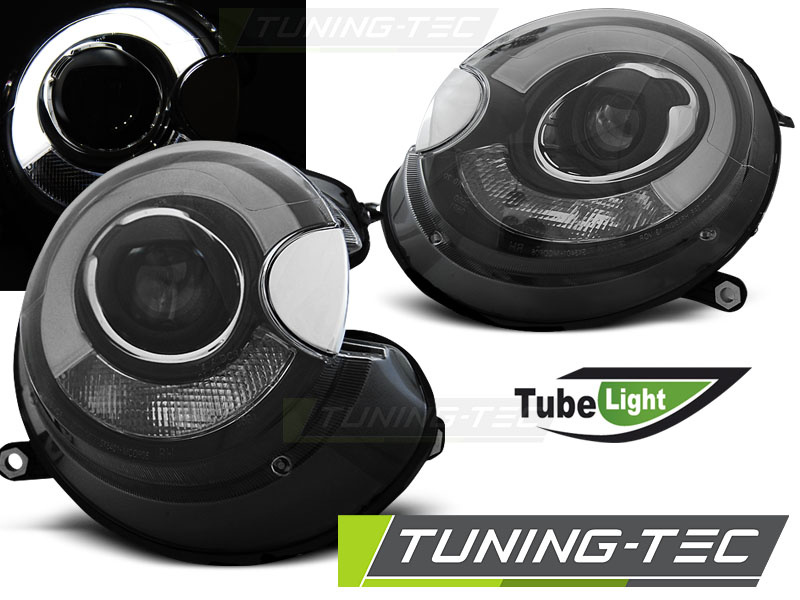 Faruri cu lumina tub negru compatibil cu BMW MINI (COOPER) 06-14