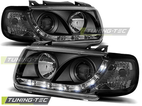 Faruri DAYLIGHT BLACK compatibila VW POLO 6N 10.94-09.99 HATCHBACK