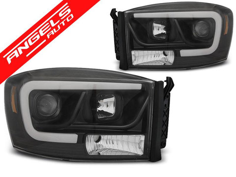 Faruri DODGE RAM 06-08 TUBE LIGHT Negru