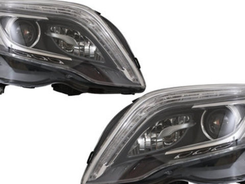 Faruri Facelift LED DRL compatibil cu Mercedes GLK X204 (2013-2015) HLMBX204 SAN39001