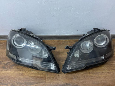 Faruri far dreapta stânga Mercedes ML W164 Facelift halogen complet