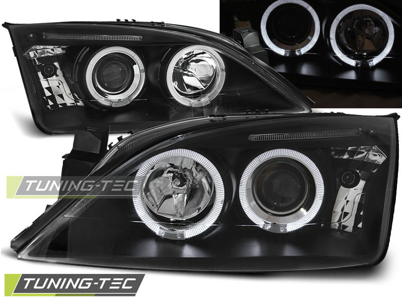 Faruri FORD MONDEO 09.00-05.07 Angel Eyes negru