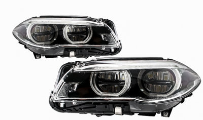 Faruri Full LED Angel Eyes compatibil cu BMW Seria