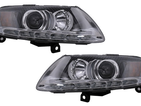 Faruri Full LED compatibil cu Audi A6 4G C7 (2011-2018) Facelift Matrix Design Semnalizare Dinamica Secventiala