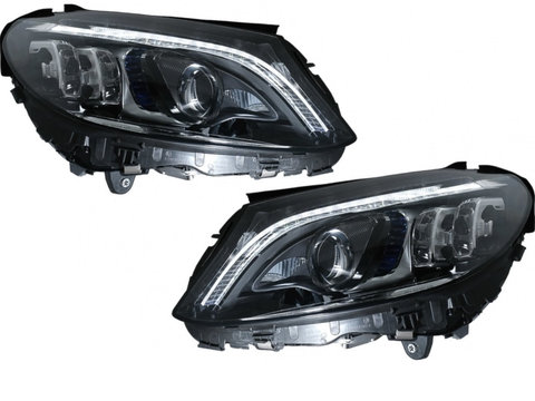 Faruri Full LED compatibil cu Mercedes Benz C-Class W205 / S205 / A205 / C205 (2014-2018)