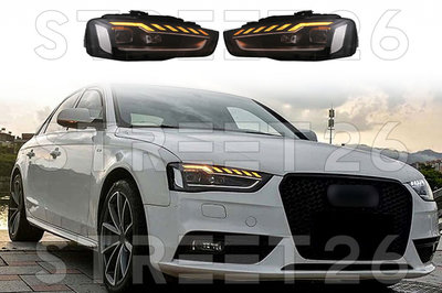 Faruri Halogen LED DRL compatibil cu Audi A4 B8 Fa