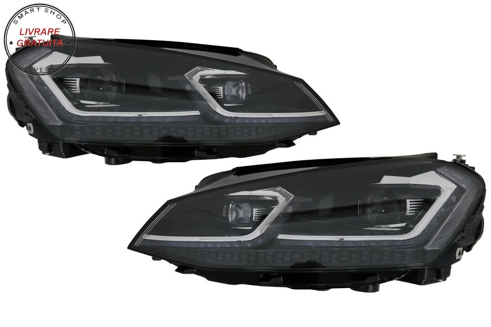 Faruri LED Bi-Xenon Look VW Golf 7 VII (2012-2017)