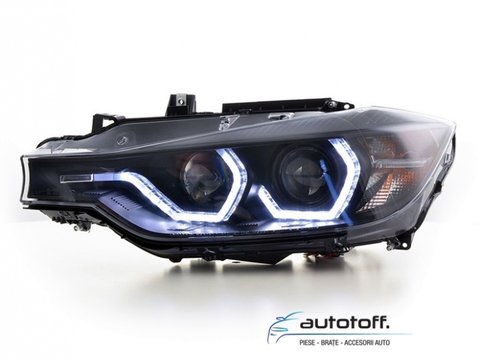 Faruri LED BMW Seria 3 F30/F31 (2011-2014) Black