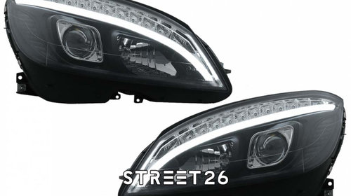 Faruri LED Compatibil Cu Mercedes C-Clas