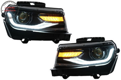 Faruri LED DRL Chevrolet Camaro (2014-2015) cu Sem