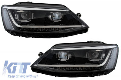 Faruri LED DRL compatibil cu VW Jetta Mk6 VI Non G