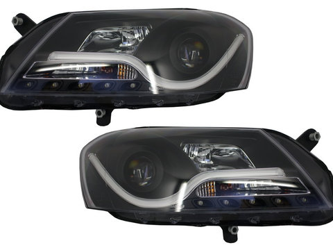 Faruri LED DRL compatibil cu VW Passat B7 (10.2010-10.2014) Negru