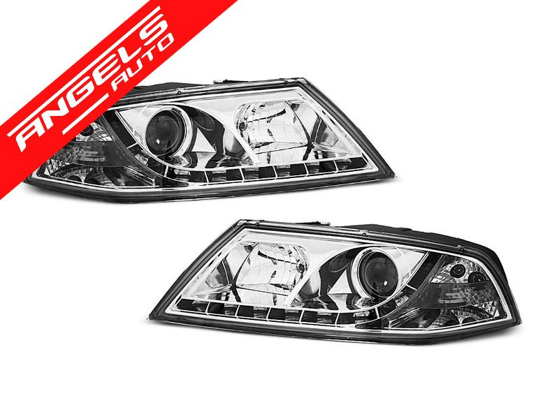 Faruri LED Skoda Octavia 2 2004-2008 Crom Xenon