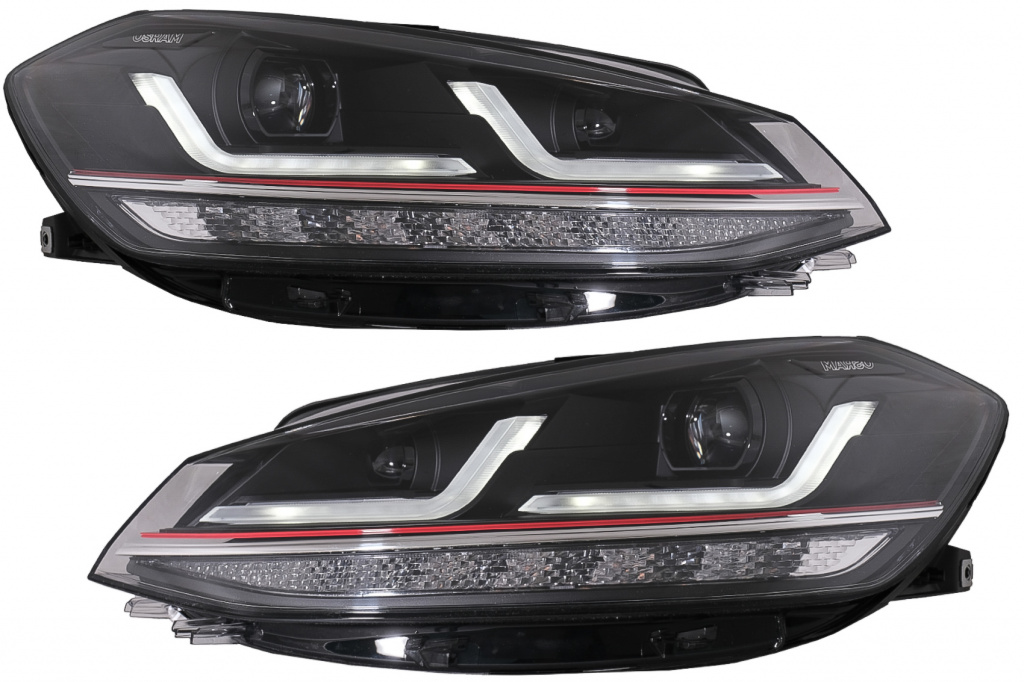 Faruri LEDriving Osram Full LED compatibil cu VW Golf 7.5 VII Facelift (2017-2020) GTI pentru halogen cu Semnal Dinamic VW GOLF VII Hatchback (5G, 7.5) (2017-2020)