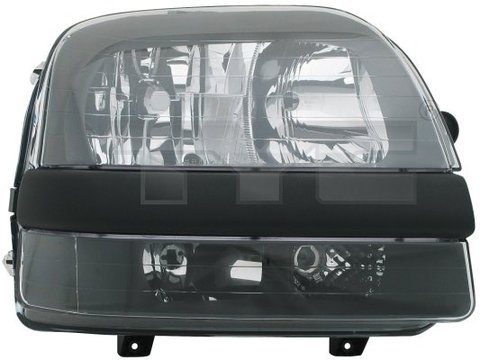 Faruri NOI Fiat Doblo, model 2001-2005, fundal negru, cu far de ceata