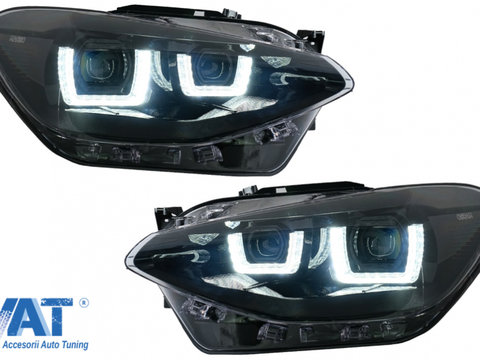 Faruri Osram LED DRL compatibil cu BMW 1 Series F20 F21 (06.2011-03.2015) Negru