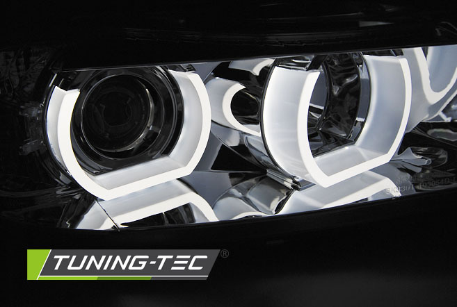 Faruri U-LED LIGHT 3D Crom look compatib