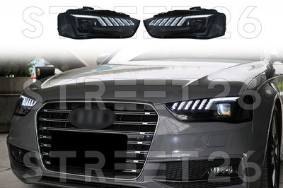 Faruri Xenon LED DRL compatibil cu Audi A4 B8 Face