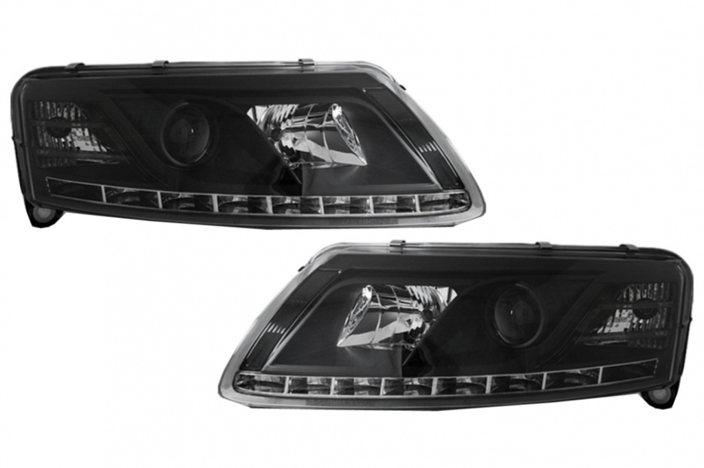 Faruri Xenon LED DRL compatibil cu Audi 