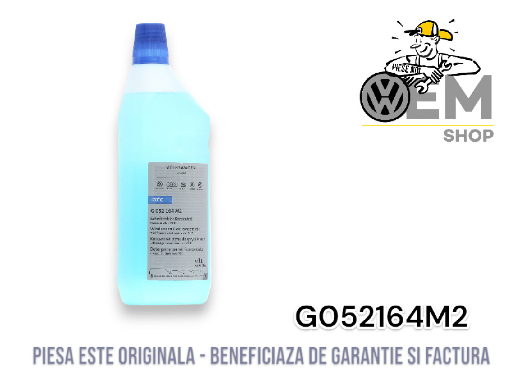 Fd lichid concentrat -70 spalare parbriz - iarna - 1 l produs nou original cod piesa G052164M2