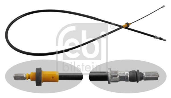 FEBI BILSTEIN Cablu, frana de parcare montare spate dreapta 29362 se potriveste la PEUGEOT 206 CC (2D) 2000 2001 2002 2003 2004 2005 2006 2007 2008