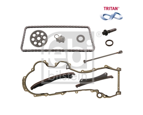 FEBI BILSTEIN chit lant de distributie 100754 se potriveste la CITROEN NEMO microbus FHY (F13DTE6) 1248cc 80cp 59kW 2010 2011 2012 2013 2014 2015 2016 2017 2018 2019 2020