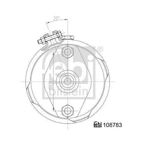 FEBI BILSTEIN Cilindru receptor frana cu