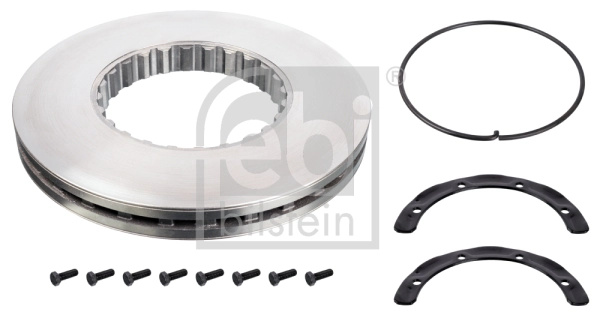 FEBI BILSTEIN Disc frana montare punte fata 104671 pentru masina RENAULT TRUCKS MAGNUM 2005 2006 2007 2008 2009 2010 2011 2012 2013 2014