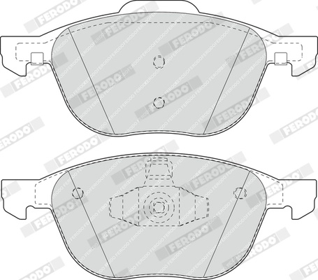 FERODO set placute frana,frana disc FDB1