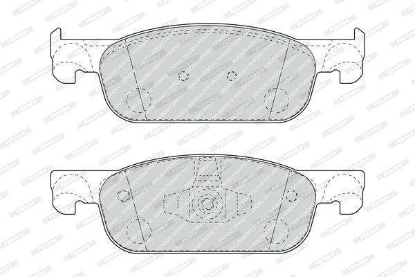 FERODO set placute frana,frana disc FDB4907 pentru DACIA SANDERO II 2012 2013 2014 2015 2016 2017 2018 2019 2020 2021 2022 2023 2024
