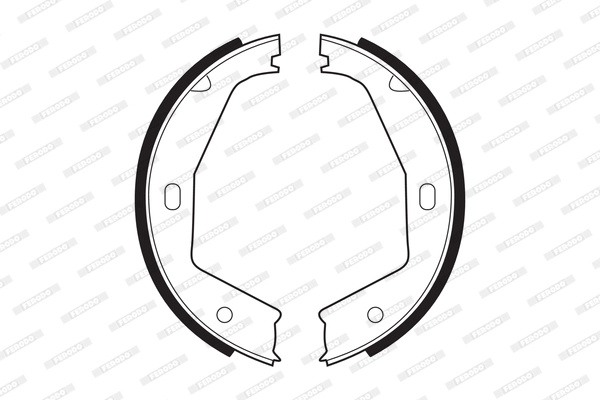 FERODO Set saboti frana, frana de mana FSB292 la JAGUAR XK 8 Convertible (X100) 1996 1997 1998 1999 2000 2001 2002 2003 2004 2005 2006