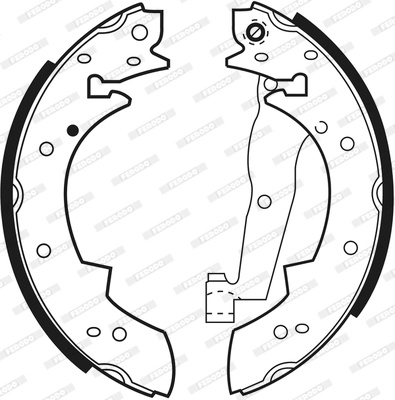 FERODO Set saboti frana FSB173 se potriv