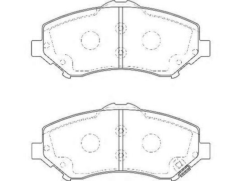 Ferodo wagner set placute frana fata pt dodge journey, nitro