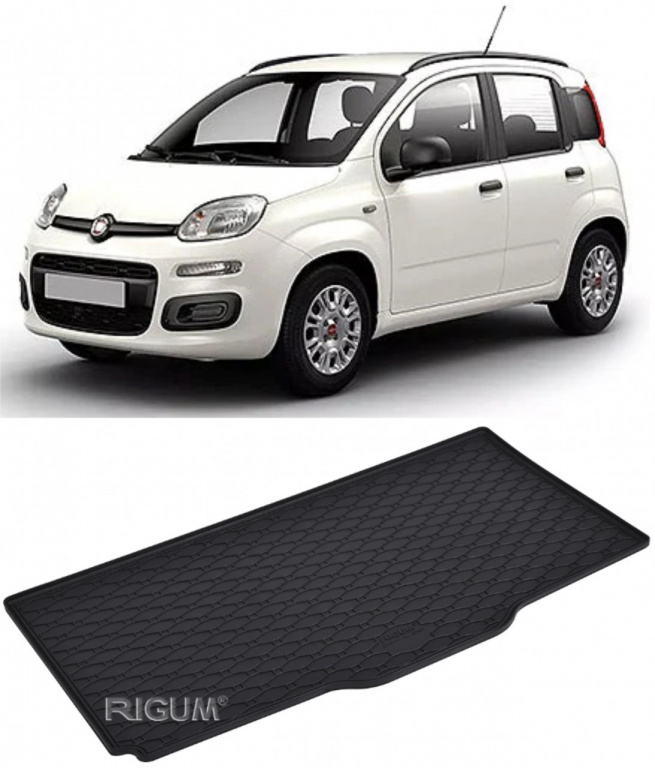 Fiat Panda Tavita pentru portbagaj din cauciuc, compatibila Fiat Panda III Hybrid fabricatie 02.2020 - prezent, caroserie hatchback 407037*2*2024*148