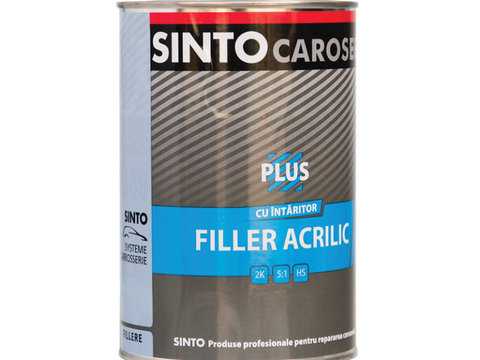 Filler Acrilic Plus 5:1 Cu Intaritor - Gri 0.75l + 0.15l Sinto Sinto Cod:Sin16666