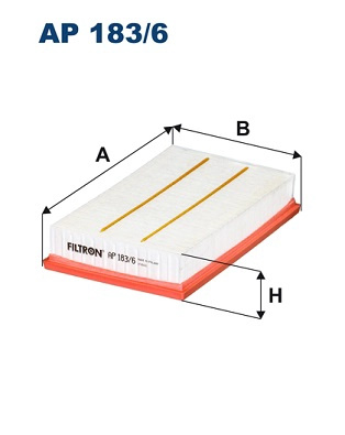FILTRON Filtru aer AP183/6 compatibil cu VW T-ROC (A11, D11) 2017 2018 2019 2020 2021 2022 2023 2024 2025