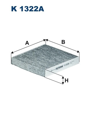 FILTRON Filtru, aer habitaclu K1322A compatibil cu LANCIA YPSILON (312_) 2011 2012 2013 2014 2015 2016 2017 2018 2019 2020 2021 2022 2023 2024 2025