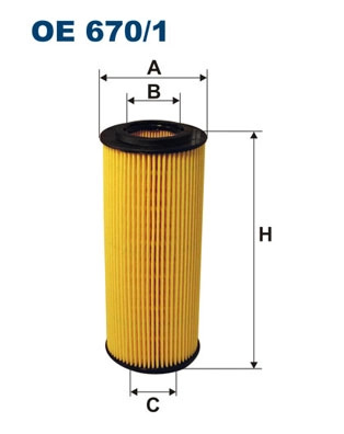 FILTRON Filtru ulei OE670/1 se potriveste la ALFA ROMEO BRERA (939_) 2006 2007 2008 2009 2010 2011