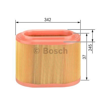 Filtru aer (1987429170 BOSCH) NISSAN