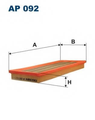 Filtru aer AP092 FILTRON pentru Fiat Punto